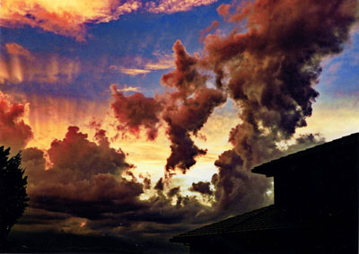 夕焼雲